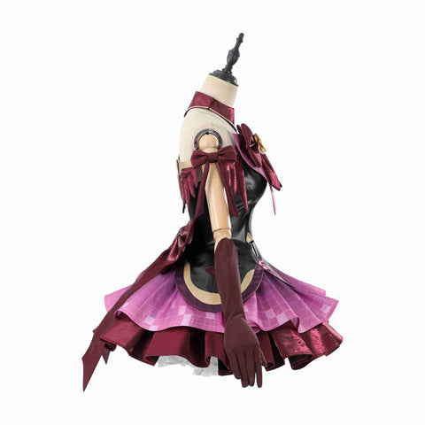 Overwatch D.Va Magical Girl Juno Red Black Cosplay Costume - Coscosmos