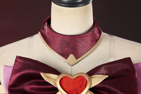 Overwatch D.Va Magical Girl Juno Red Black Cosplay Costume - Coscosmos