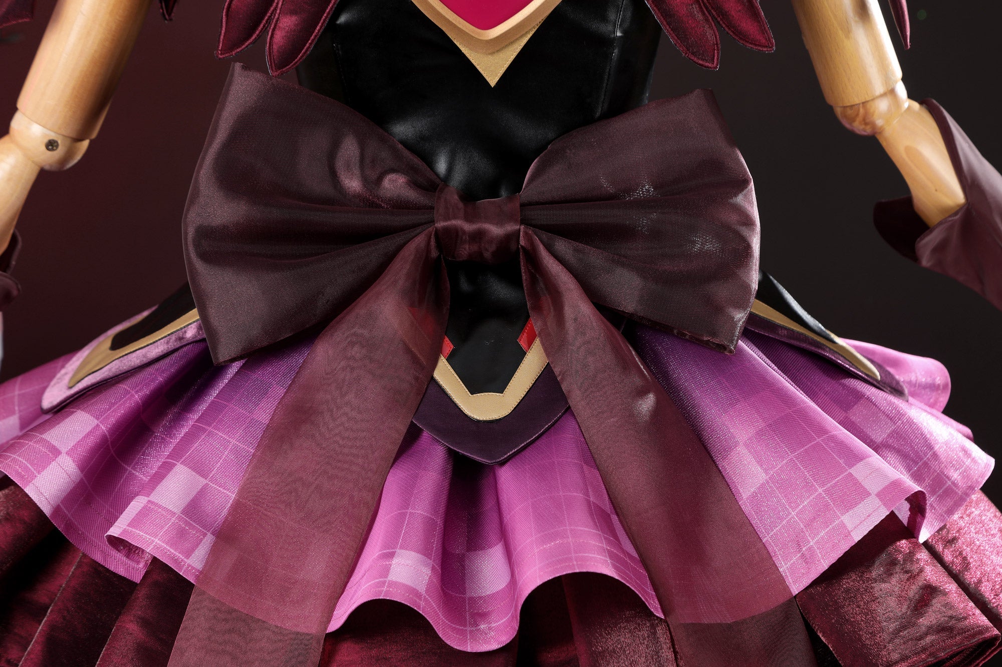 Overwatch D.Va Magical Girl Juno Red Black Cosplay Costume - Coscosmos