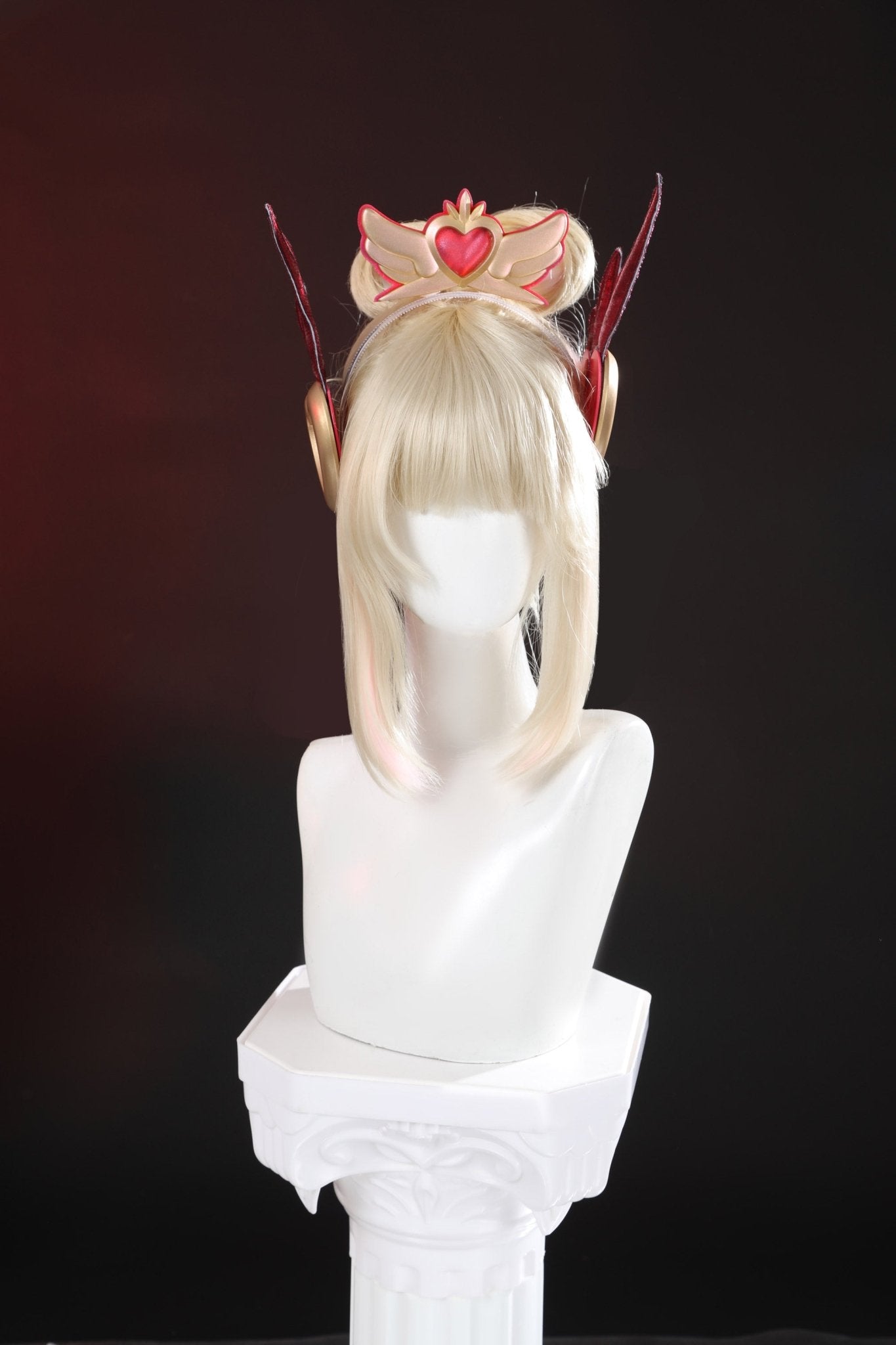 Overwatch D.Va Magical Girl Juno Red Black Cosplay Costume - Coscosmos