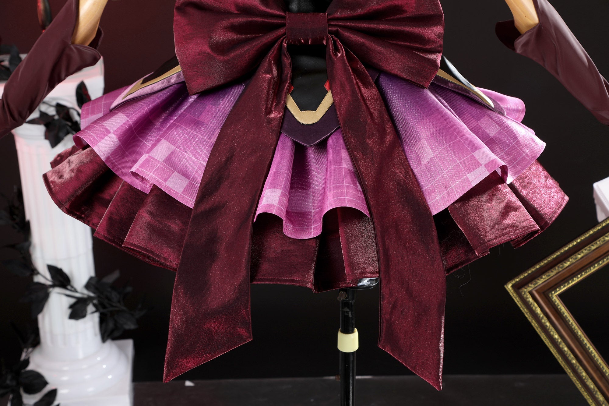 Overwatch D.Va Magical Girl Juno Red Black Cosplay Costume - Coscosmos