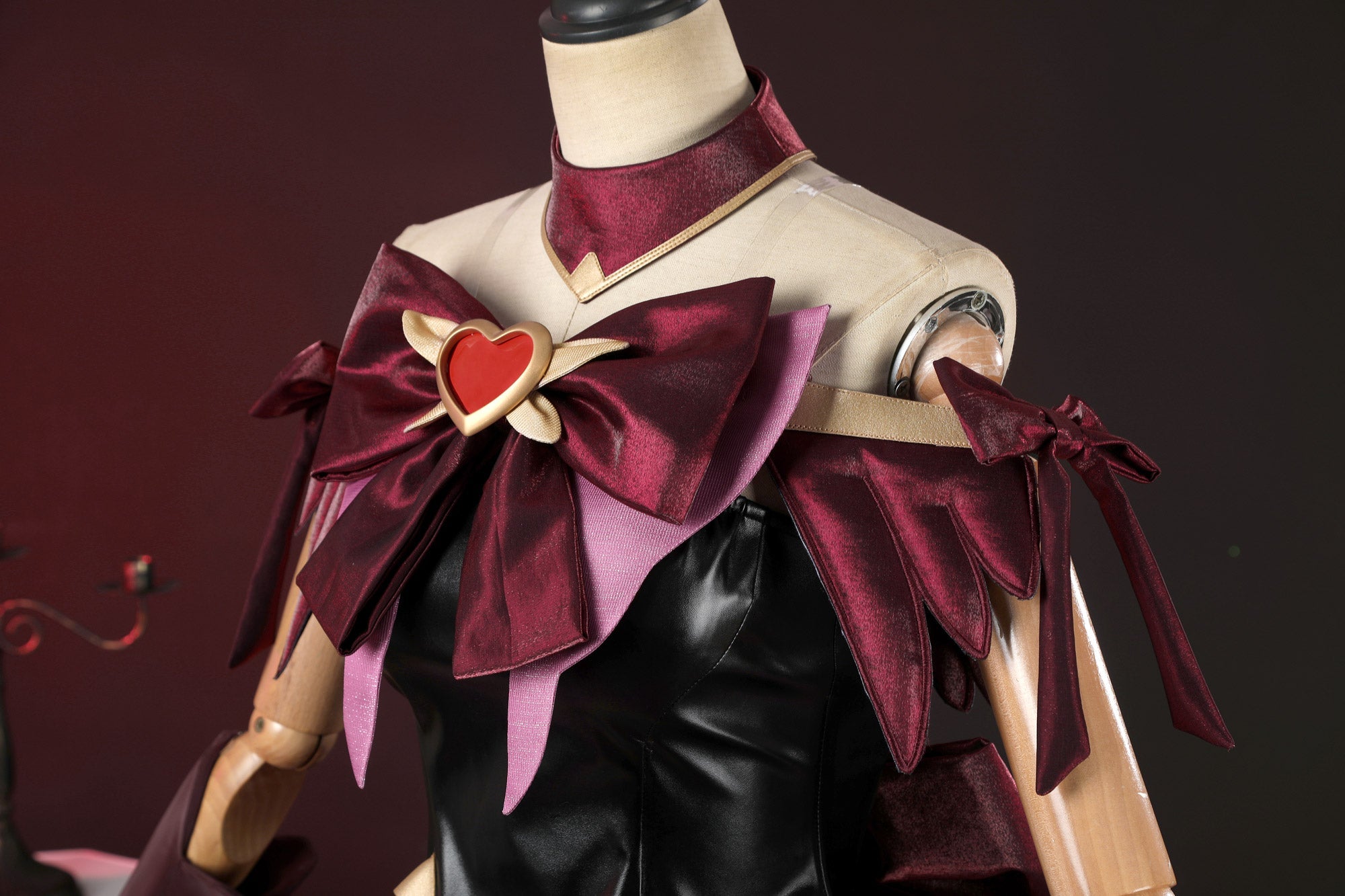 Overwatch D.Va Magical Girl Juno Red Black Cosplay Costume - Coscosmos