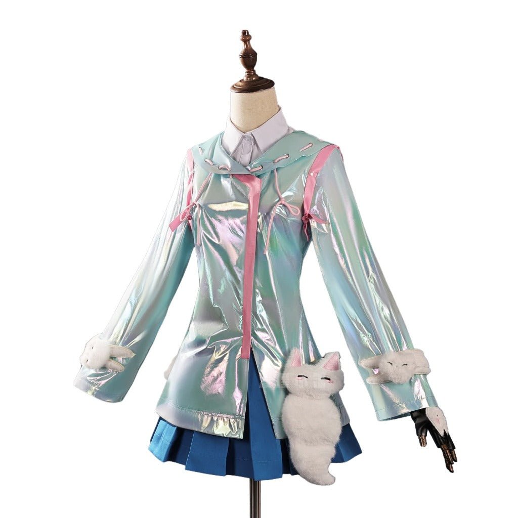 Overwatch D.Va Magician: Sombra Fantasy Hollow Heart Cosplay Costume - Coscosmos