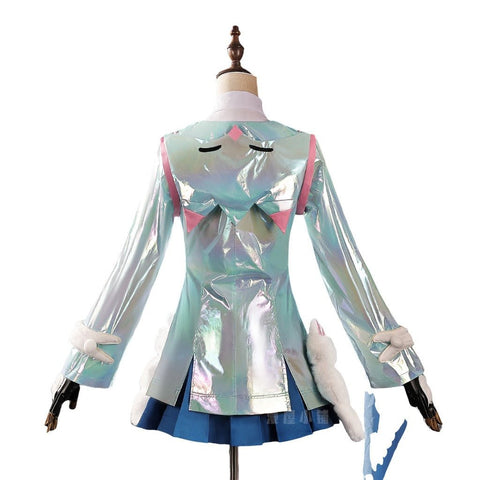 Overwatch D.Va Magician: Sombra Fantasy Hollow Heart Cosplay Costume - Coscosmos