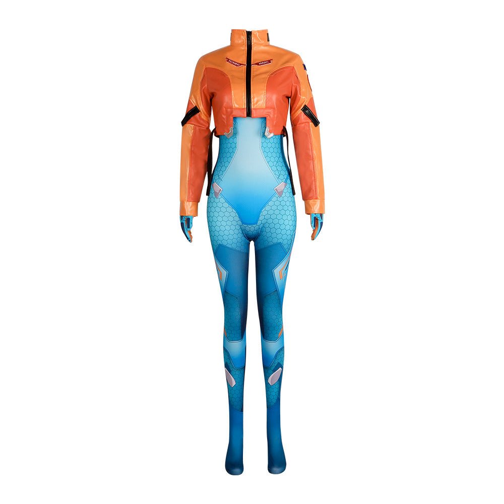 Overwatch Junker Queen Cosplay Costume - Official Game Character Outfit with Bodysuit for Cosplay Events - Coscosmos