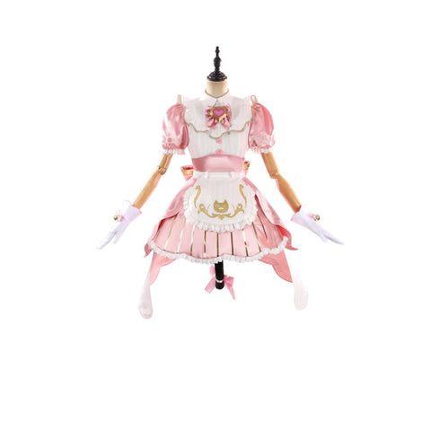 Overwatch Kiriko Cat Maid Cosplay Costume - Coscosmos