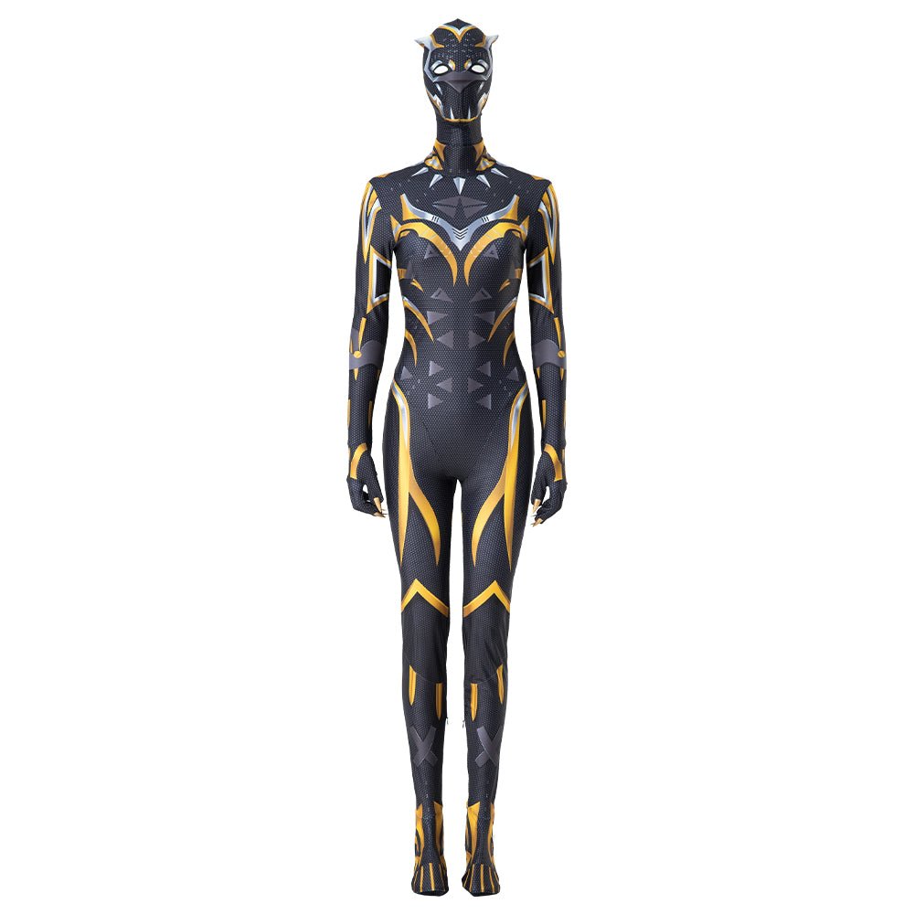 Panther 2 Wakanda Forever Smile Hero Black Shuri Cosplay Costume for Women - Coscosmos