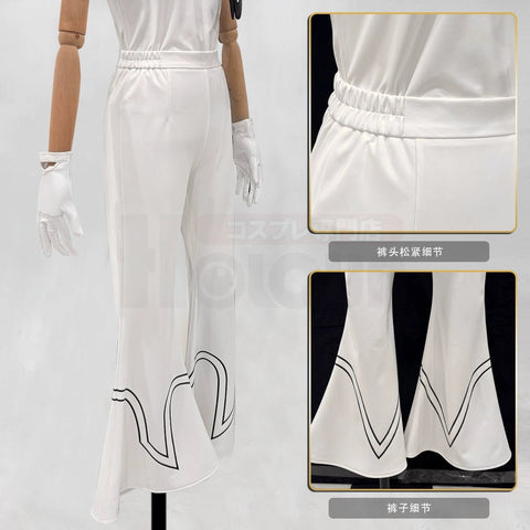 Panty & Stocking Brother Polliest Cosplay Leather Outfit Costume - Coscosmos