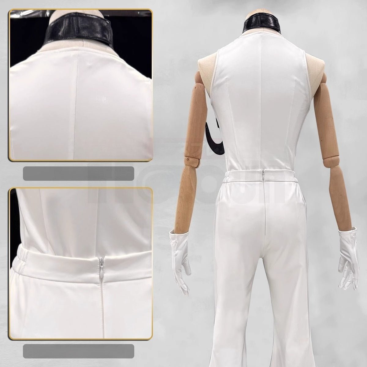 Panty & Stocking Brother Polliest Cosplay Leather Outfit Costume - Coscosmos