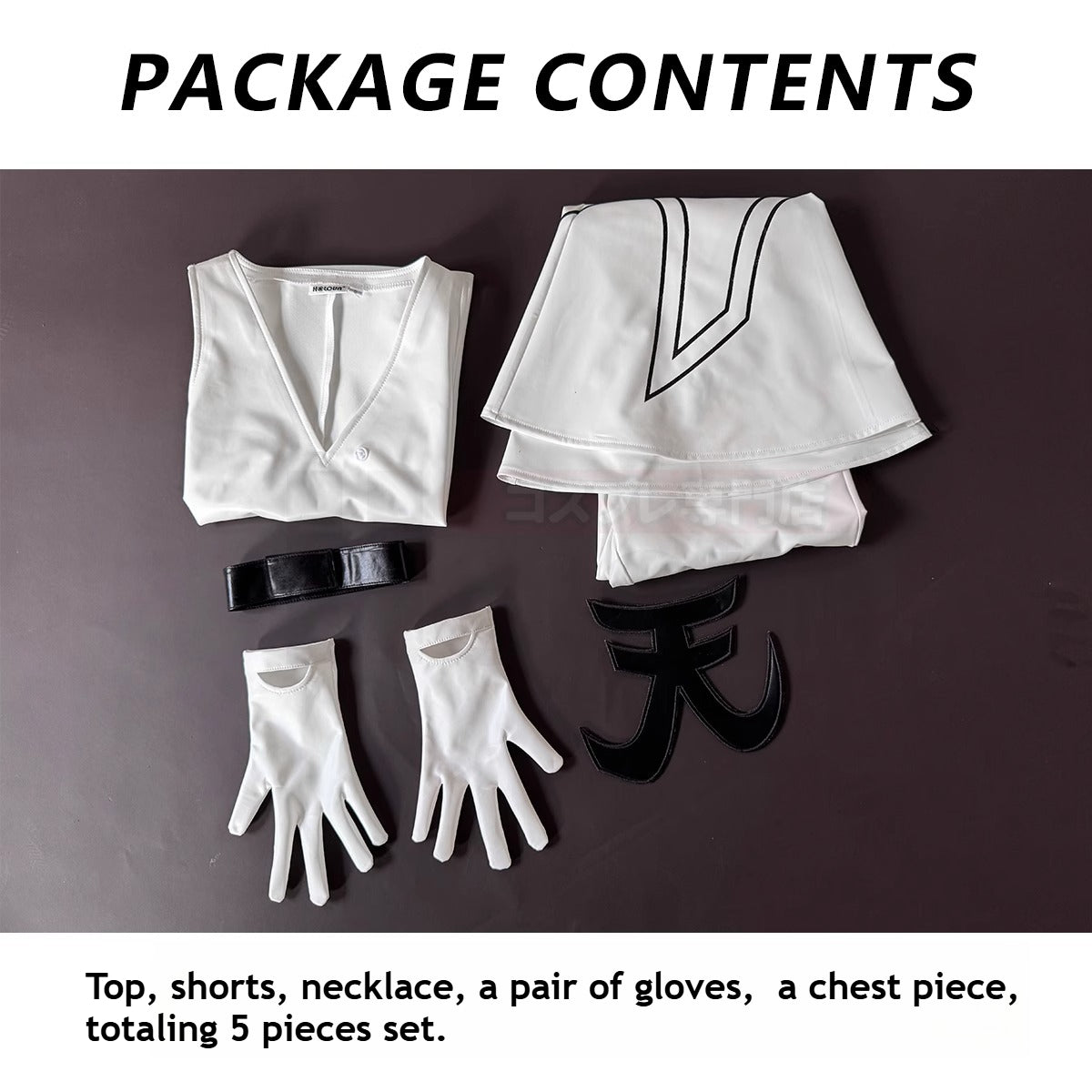 Panty & Stocking Brother Polliest Cosplay Leather Outfit Costume - Coscosmos