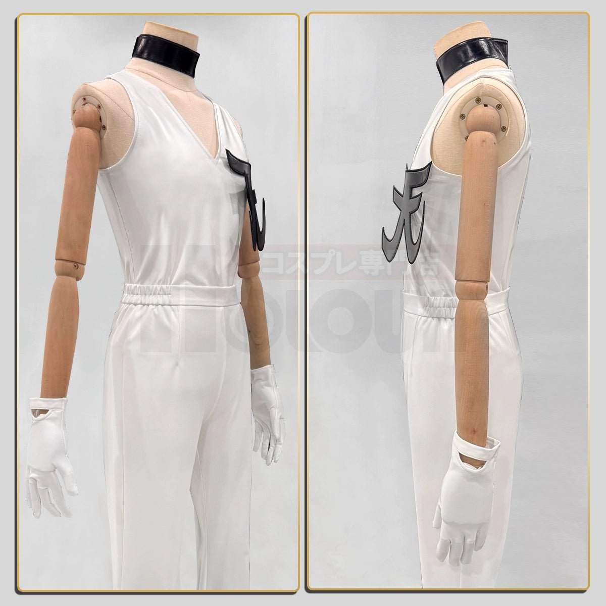 Panty & Stocking Brother Polliest Cosplay Leather Outfit Costume - Coscosmos