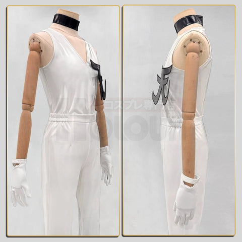 Panty & Stocking Brother Polliest Cosplay Leather Outfit Costume - Coscosmos