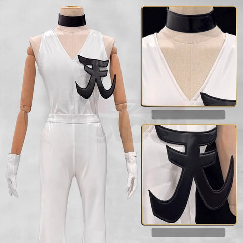 Panty & Stocking Brother Polliest Cosplay Leather Outfit Costume - Coscosmos