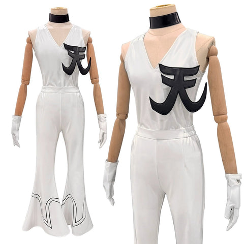 Panty & Stocking Brother Polliest Cosplay Leather Outfit Costume - Coscosmos