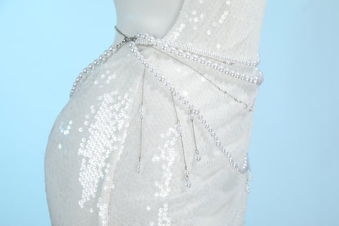 Path to Nowhere ll Crimson Curtain Interlude Full Character Costume Set - Enfer Stage Performance Apparel - Coscosmos