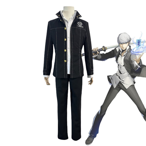 Persona 4 Yasogami High School Uniform Yu Narukami Cosplay Costume Full Set for Anime Fans - Coscosmos