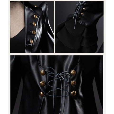 Persona 5 Strikers Kasumi Yoshizawa Phantom Thief Cosplay Costume Leather Outfit - High Quality Cosplay Costume for Anime Fans - Coscosmos