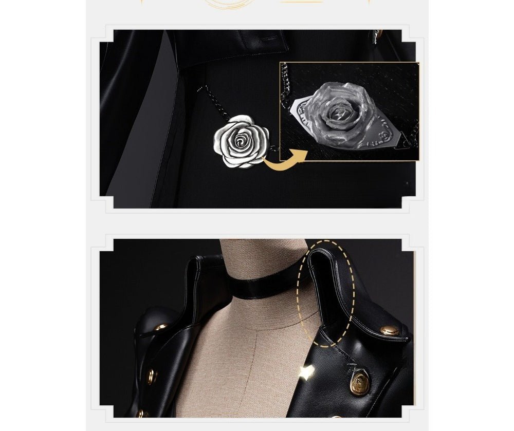 Persona 5 Strikers Kasumi Yoshizawa Phantom Thief Cosplay Costume Leather Outfit - High Quality Cosplay Costume for Anime Fans - Coscosmos