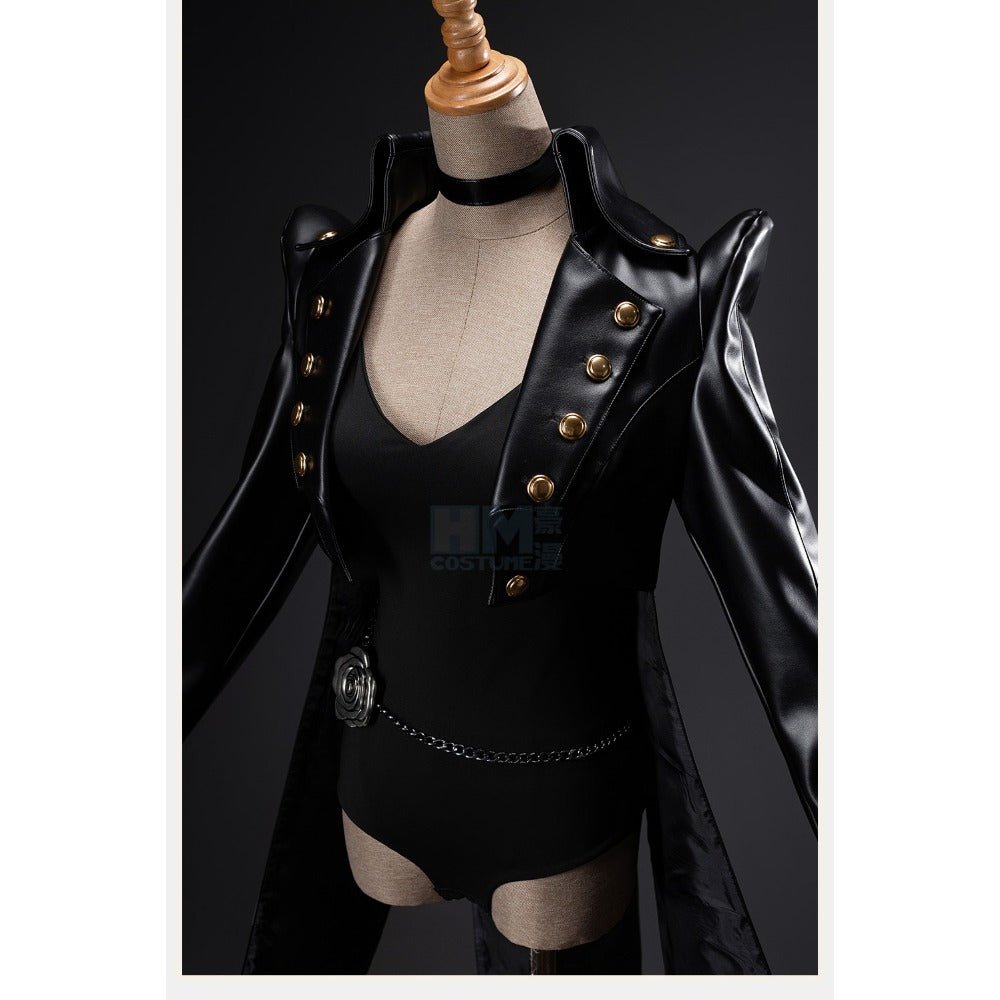 Persona 5 Strikers Kasumi Yoshizawa Phantom Thief Cosplay Costume Leather Outfit - High Quality Cosplay Costume for Anime Fans - Coscosmos