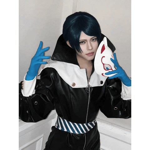 Persona 5 Yusuke Kitagawa Cosplay Costume PU Leather Bodysuit Anime Game Outfit for Cosplay Events - Coscosmos