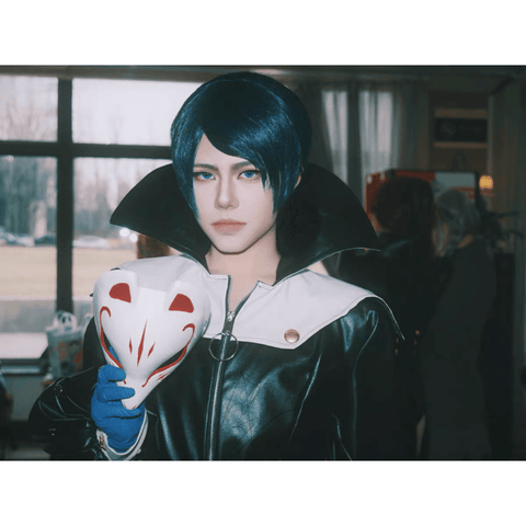 Persona 5 Yusuke Kitagawa Cosplay Costume PU Leather Bodysuit Anime Game Outfit for Cosplay Events - Coscosmos