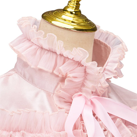 Pink Mid - Length Cape Cosplay Costume - Coscosmos
