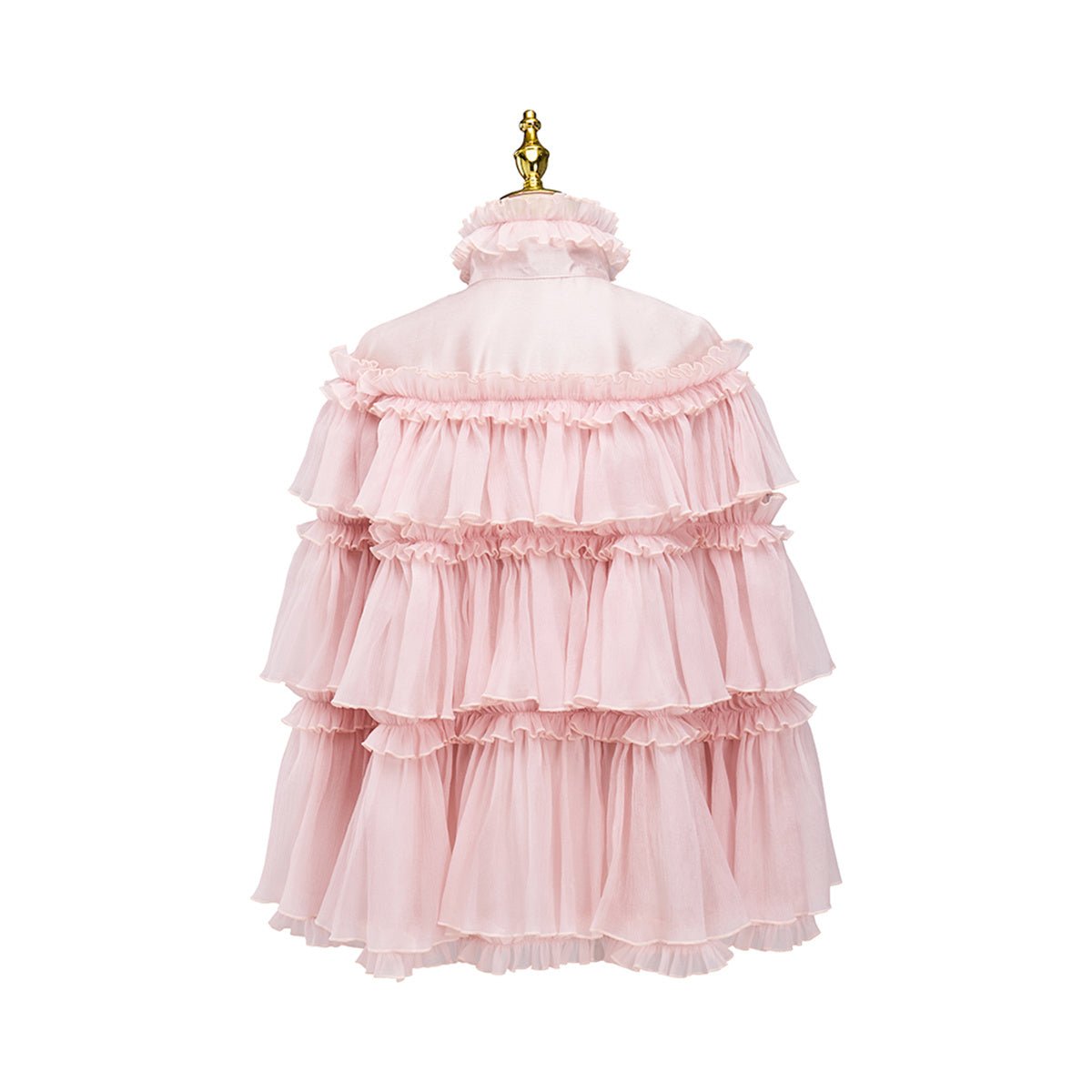 Pink Mid - Length Cape Cosplay Costume - Coscosmos