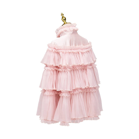 Pink Mid - Length Cape Cosplay Costume - Coscosmos