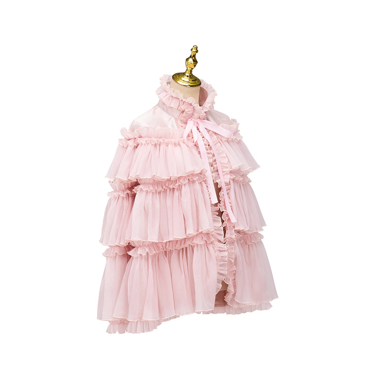 Pink Mid - Length Cape Cosplay Costume - Coscosmos