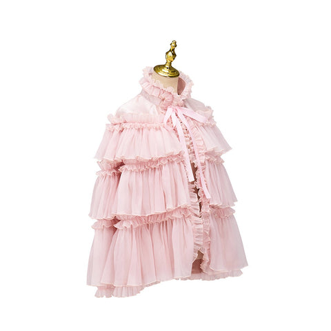 Pink Mid - Length Cape Cosplay Costume - Coscosmos