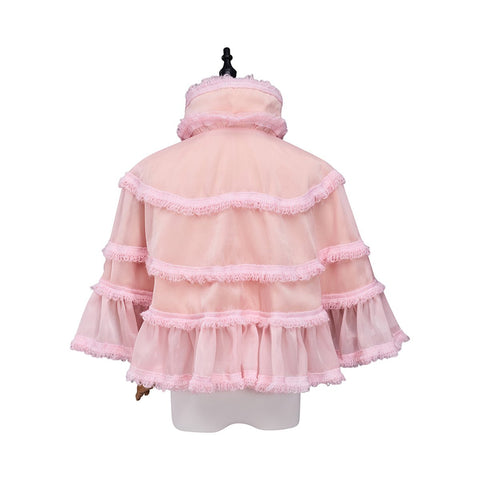 Pink Short Cape Cosplay Costume – Stylish Anime - Inspired Outfit - Coscosmos