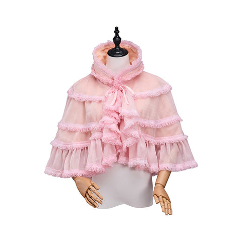 Pink Short Cape Cosplay Costume – Stylish Anime - Inspired Outfit - Coscosmos