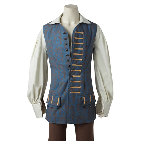 Pirates of the Caribbean 5 Dead Men Tell No Tales Captain Jack Sparrow Cosplay Costume - Coscosmos