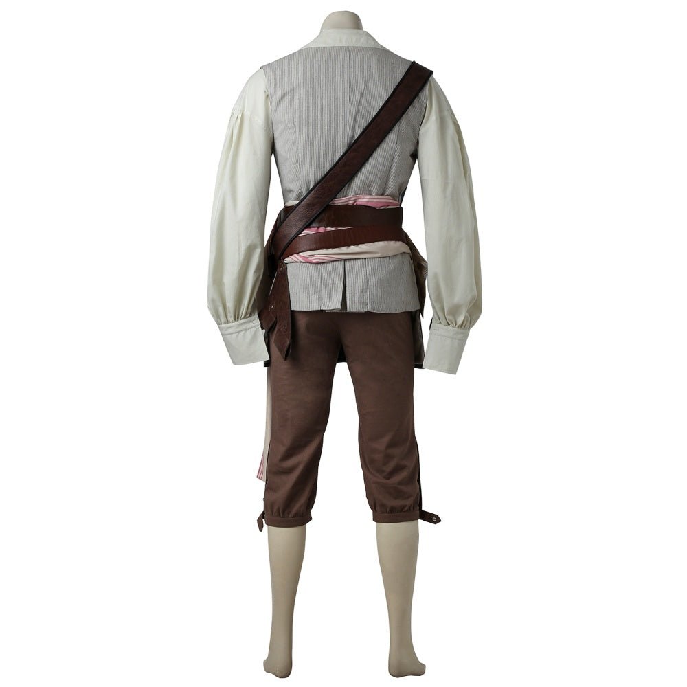 Pirates of the Caribbean 5 Dead Men Tell No Tales Captain Jack Sparrow Cosplay Costume - Coscosmos