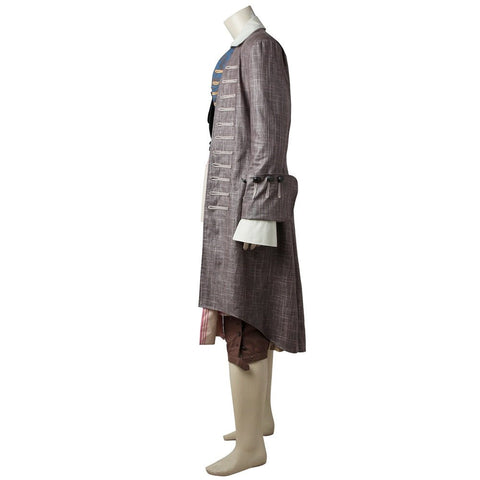 Pirates of the Caribbean 5 Dead Men Tell No Tales Captain Jack Sparrow Cosplay Costume - Coscosmos