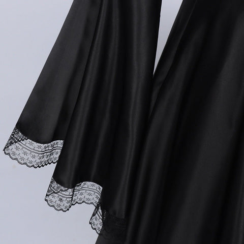 Plus Size Gothic Dress Renaissance Hooded Costume for Women Halloween Party Cosplay - Coscosmos