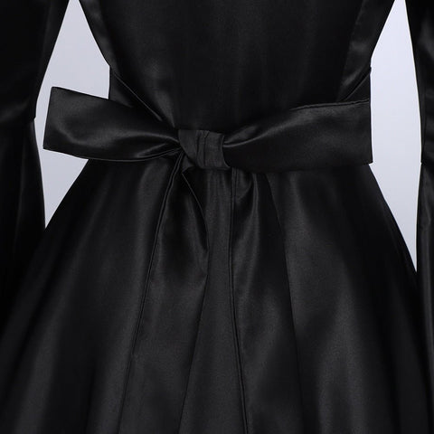 Plus Size Gothic Dress Renaissance Hooded Costume for Women Halloween Party Cosplay - Coscosmos