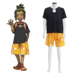 PM Sun and Moon Hau Cosplay Costume for Anime Fans - Coscosmos