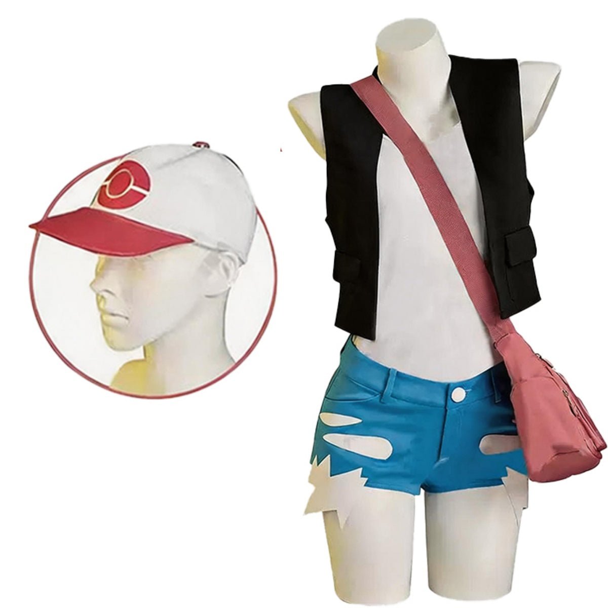 Pokémon Black and White Hilda Cosplay CostumeCos服 - Coscosmos