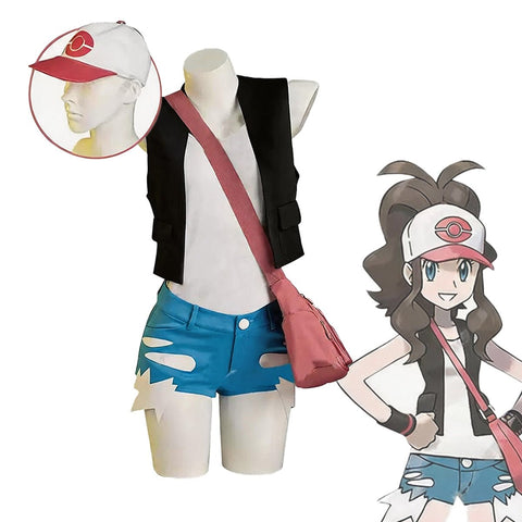 Pokémon Black and White Hilda Cosplay CostumeCos服 - Coscosmos