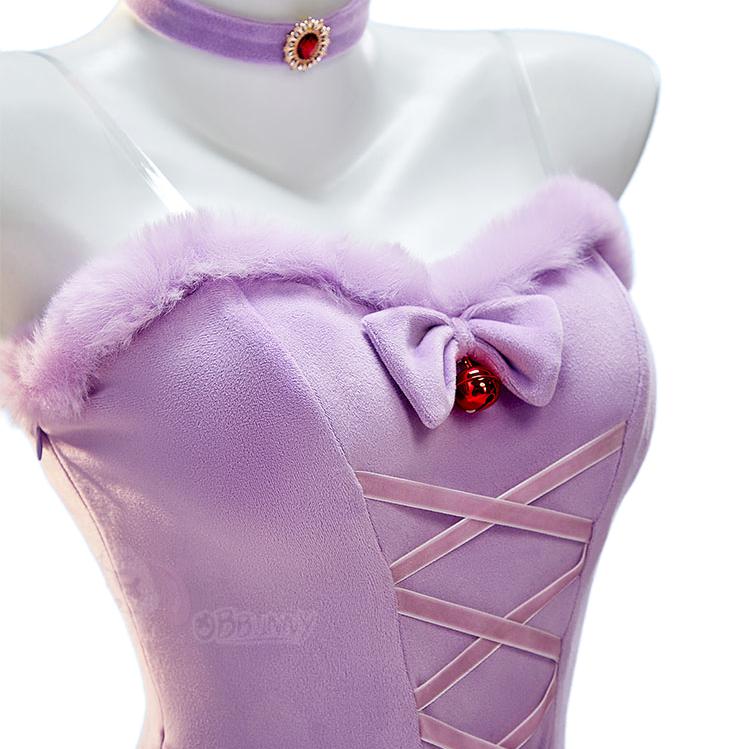 Pokémon Cosplay Christmas Winter Plush Cape Dress Costume - Coscosmos