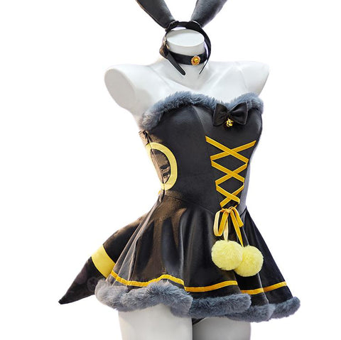 Pokémon Cosplay Christmas Winter Plush Cape Dress Costume - Coscosmos