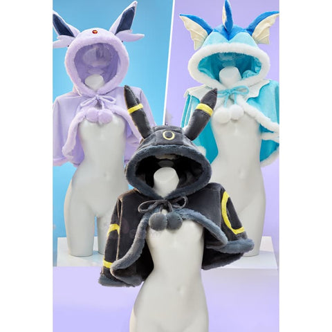 Pokémon Cosplay Christmas Winter Plush Cape Dress Costume - Coscosmos