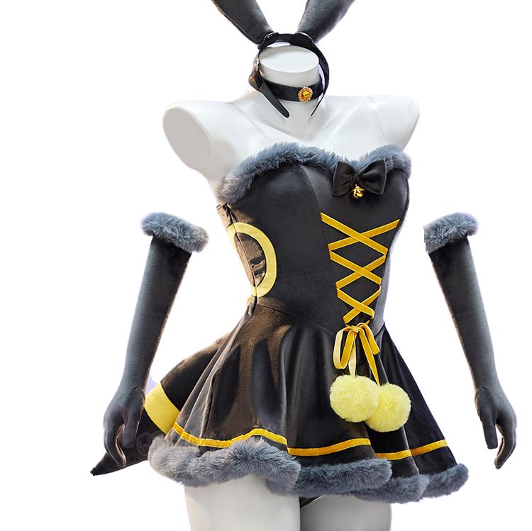 Pokémon Cosplay Christmas Winter Plush Cape Dress Costume - Coscosmos