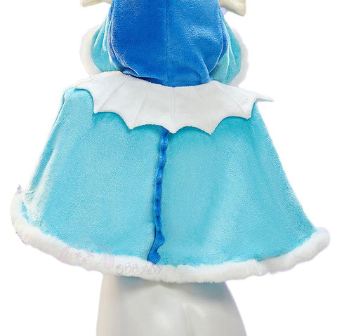 Pokémon Cosplay Christmas Winter Plush Cape Dress Costume - Coscosmos