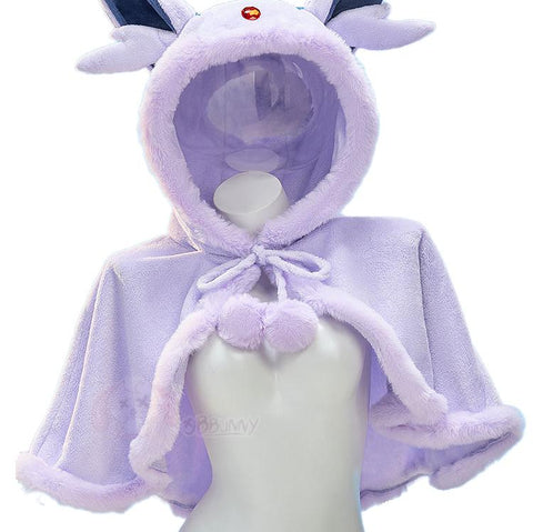 Pokémon Cosplay Christmas Winter Plush Cape Dress Costume - Coscosmos
