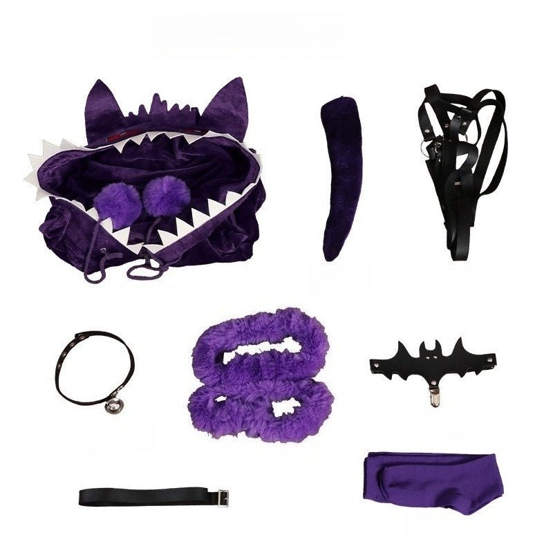 Pokémon Gengar Humanized Cosplay Costume - Coscosmos