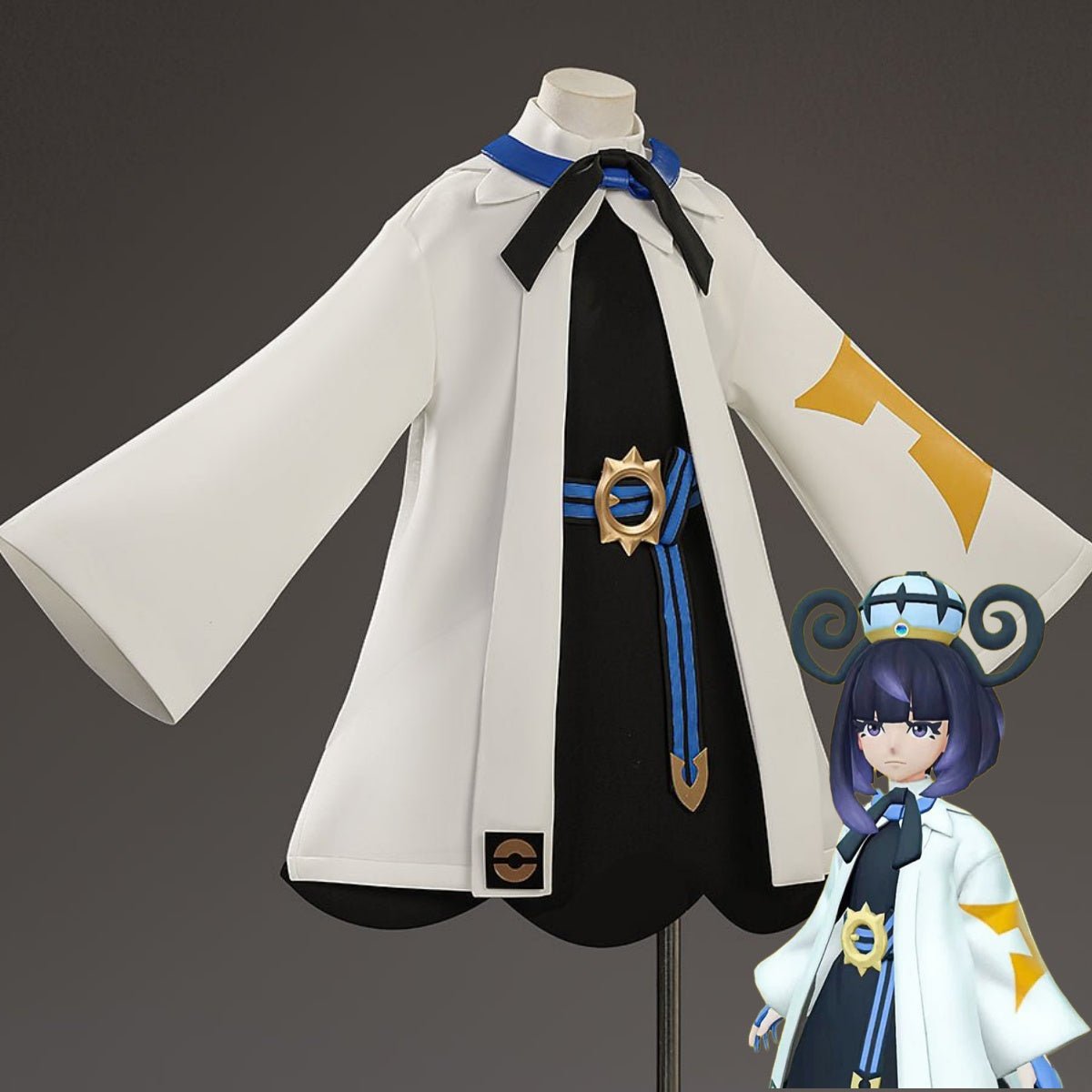 Pokémon Legends: Z-A Mu Jing Cosplay Costume - Coscosmos