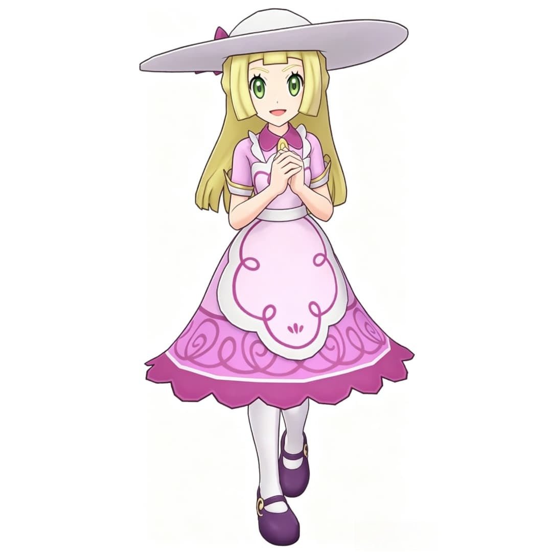 Pokemon Masters EX Lillie Special Costume Cosplay Costume Pre-sale Custom - Coscosmos