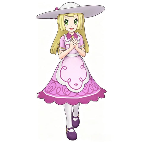 Pokemon Masters EX Lillie Special Costume Cosplay Costume Pre-sale Custom - Coscosmos
